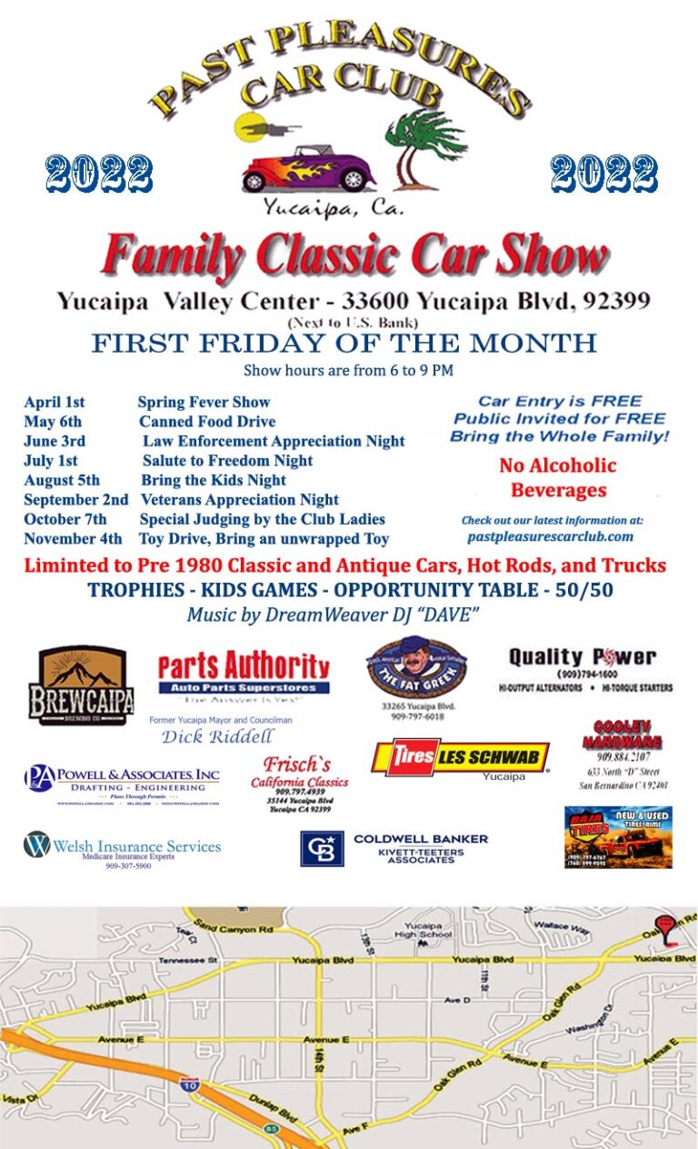 2022 yucaipa valley family car show 768x1264