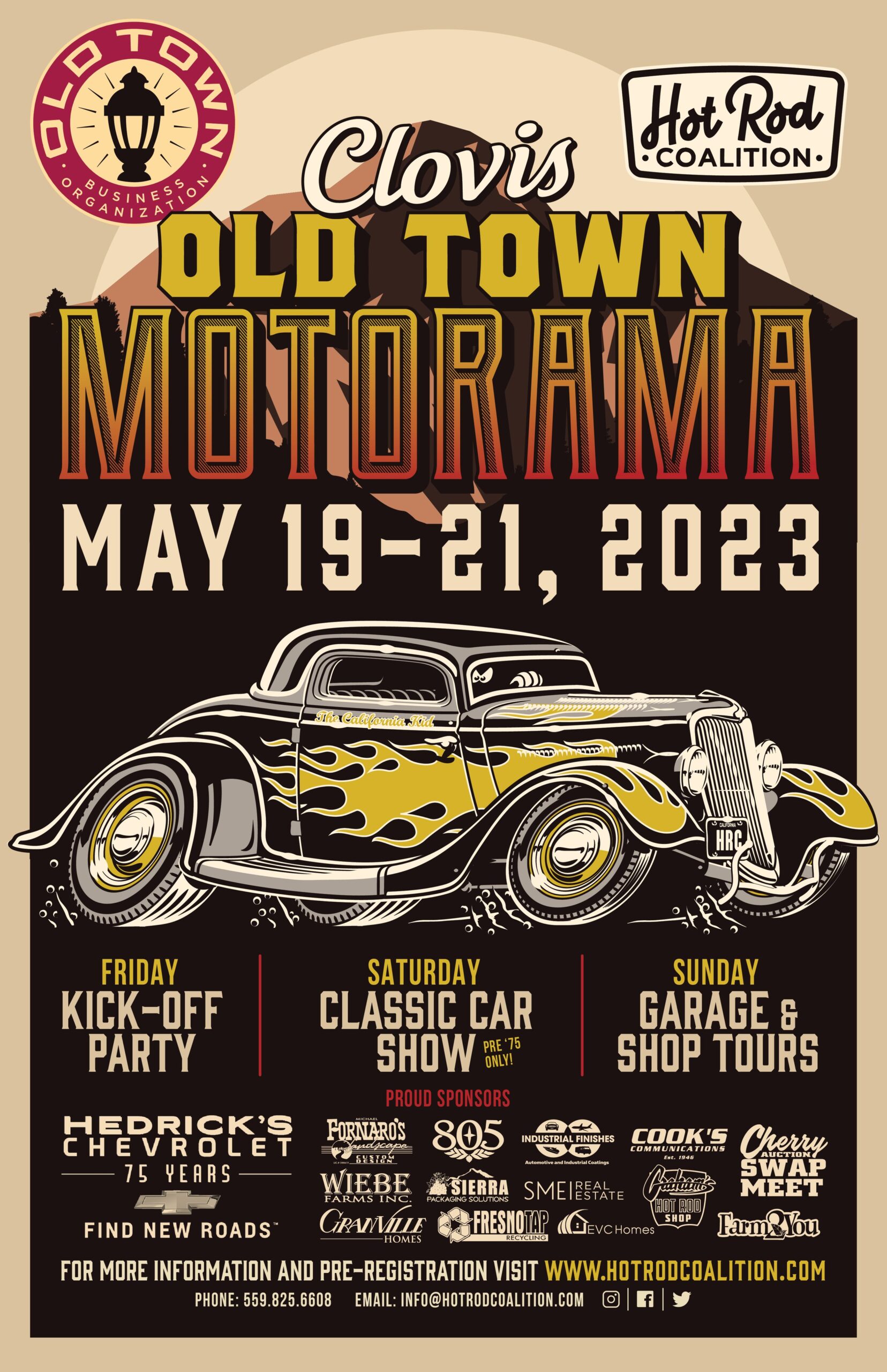 Clovis Old Town Motorama Car Show in Clovis, CA