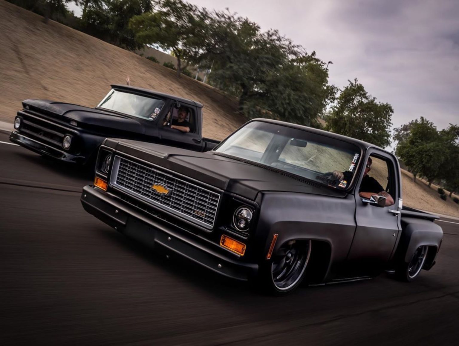 Dino's Git Down Car Show for C10s in Glendale, AZ