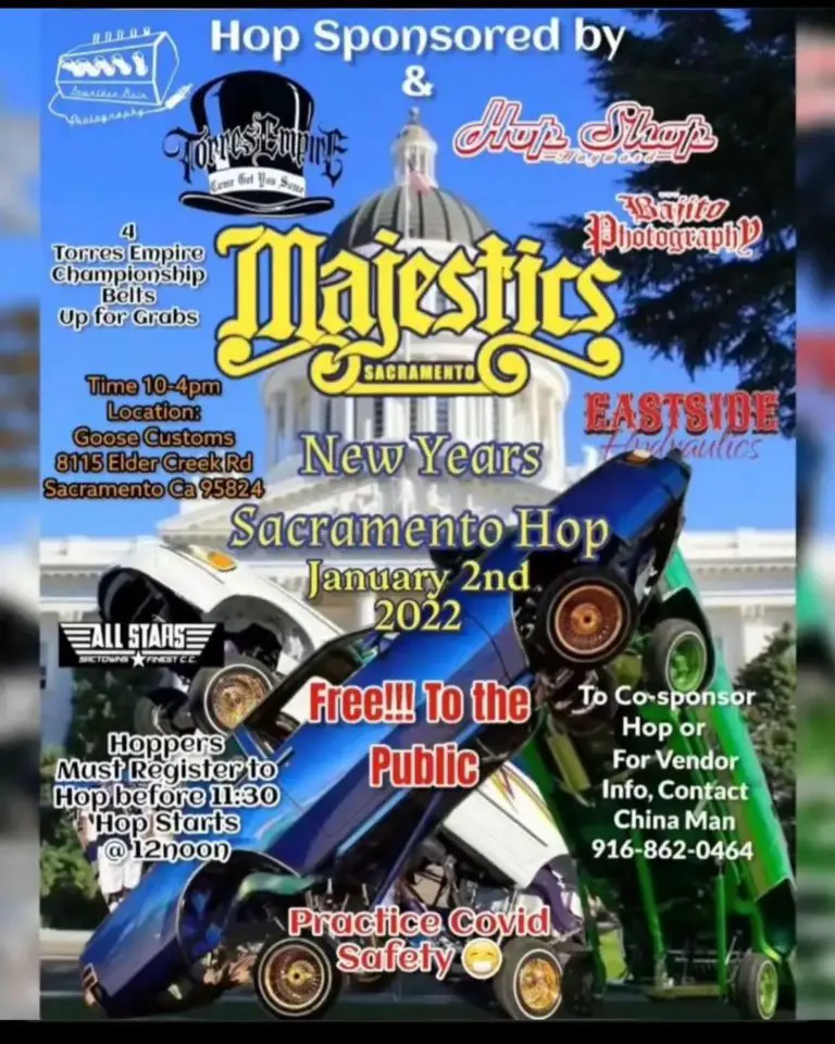 Majestics New Years Lowrider Show in Sacramento, CA Rides Collective
