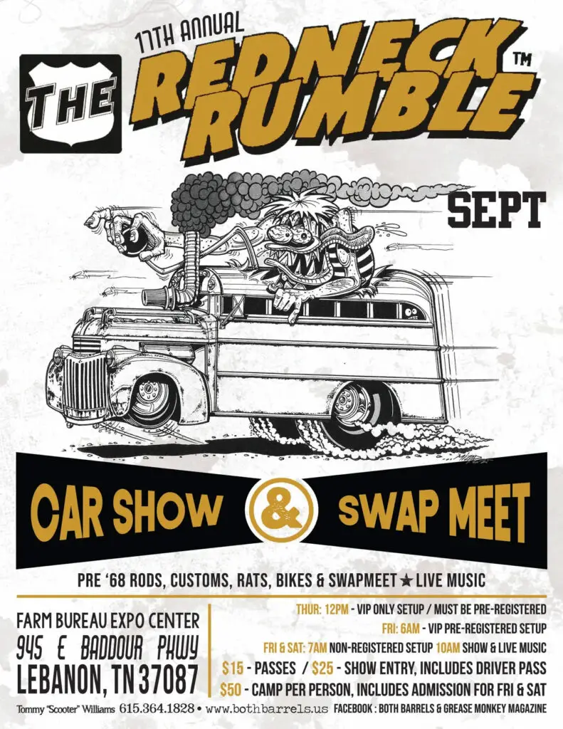 18th Annual Fall Redneck Rumble Sept 2023