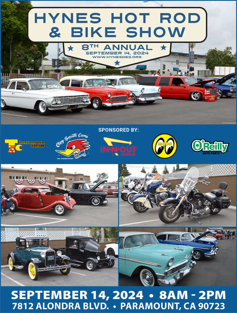 2024 Hynes Car Show Flyer 768x1016