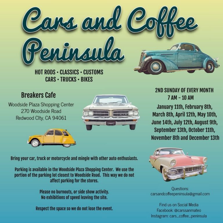 cars and coffee peninsula redwood city ca 768x768